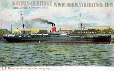 Picture of the S/S Bavarian, Allan Line