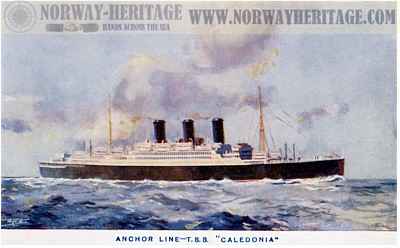 Caledonia (4), Anchor Line steamship