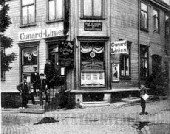 Cunard Line office in Trondhjem, 1903