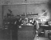 Interior of the Cunard Line office