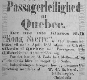 Morgenbladet 2. januar 1863