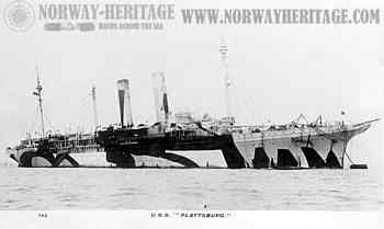 S/S New York as the USS Plattsburg