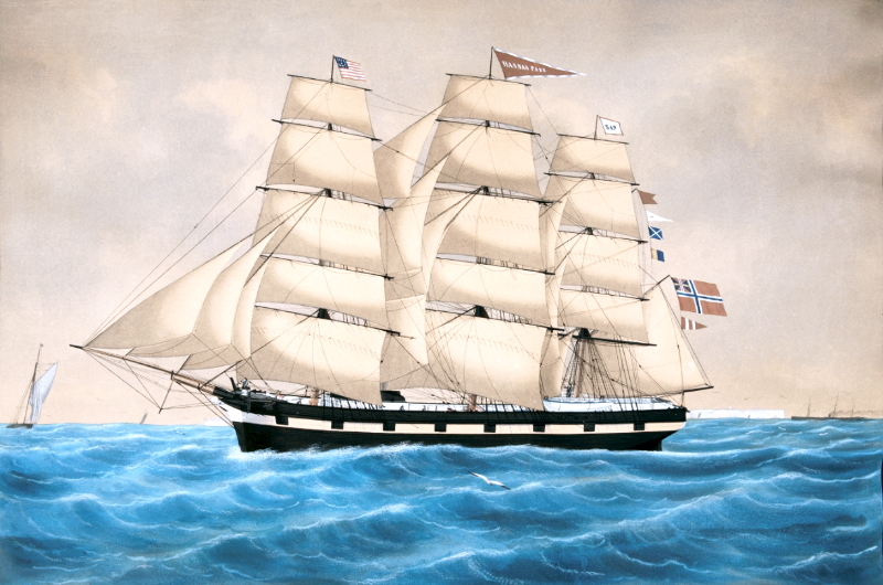 Norwegian emigrant ship Hannah Parr