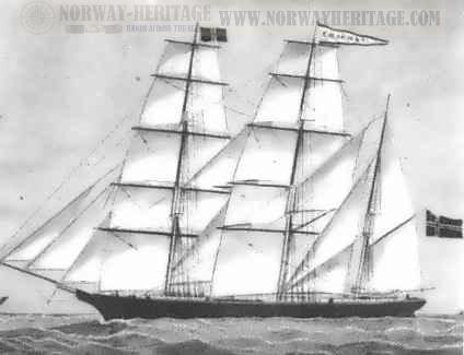 Norwegian emigrant ship Chapman