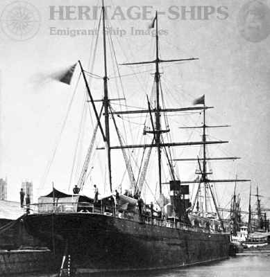 Peruvian, Allan Line steamship - at Montreal