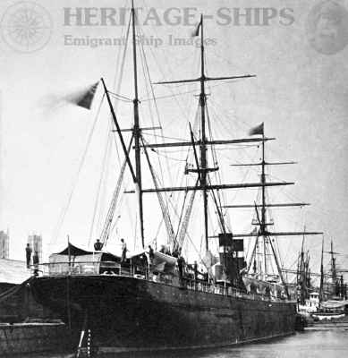 Peruvian, Allan Line steamship - at Montreal