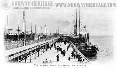 Allan Line steamship Parisian at Liverpool