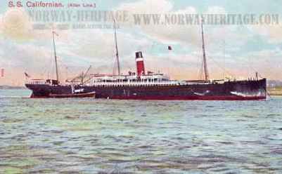 Californian, Allan Line steamship