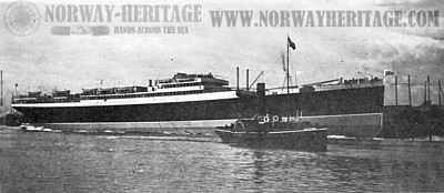 Launching of the Corsican, Allan Line steamship