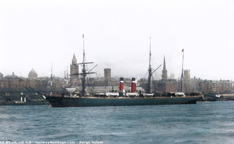 Allan Line steamship Peruvian - at Liverpool