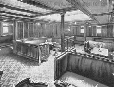 The Smoking Room, Allan Line steamship
