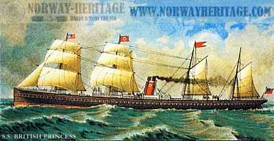 British Princess, American Line steamship
