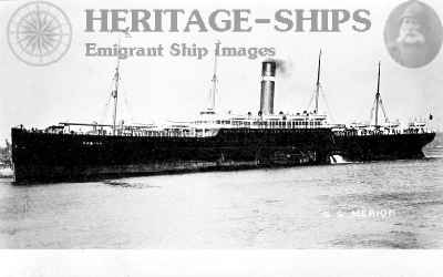 Merion, emigrant steamship in American Line service