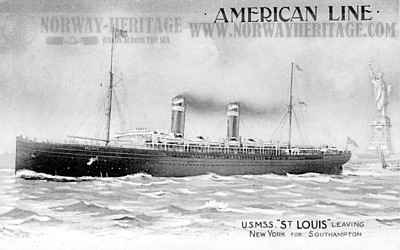 St Louis, American Line steamship