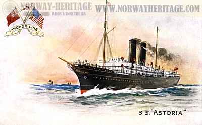 Astoria, Anchor Line steamship