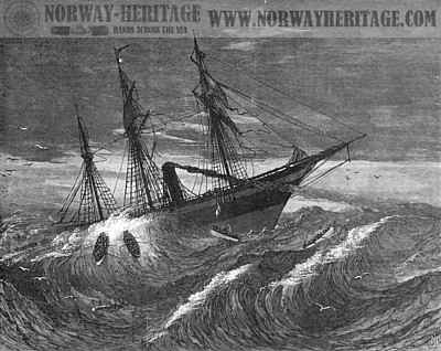 Hibernia, Anchor Line steamship foundering