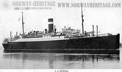 Letitia, Anchor Line steamship