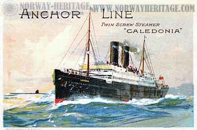 Caledonia (3), Anchor Line steamship