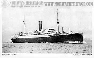 Cameronia (2), Anchor Line steamship
