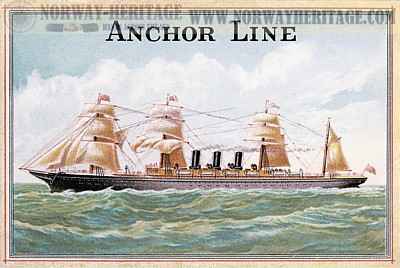 City of Rome, in Anchor Line service