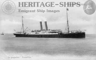 Versailles, French Line steamship - ex Hammonia (3) of the Hamburg America Line