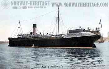 Californie, French Line steamship