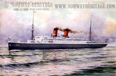 Chicago, French Line steamship