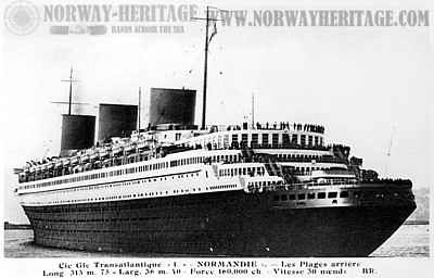 Normandie, French Line steamship