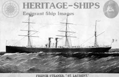 Saint Laurent - French Line steamship