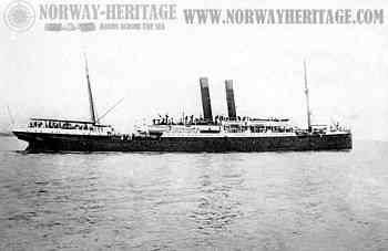 The former Hamburg America Line steamship Hammonia (3) as the Versailles C.G.T.