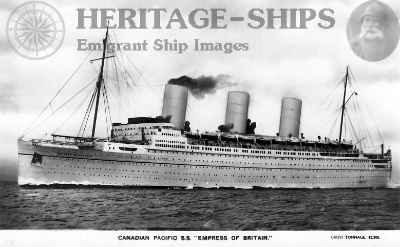 Empress of Britain (2), Canadian Pacific Line steamship