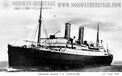 Montclare, Canadian Pacific Line steamship