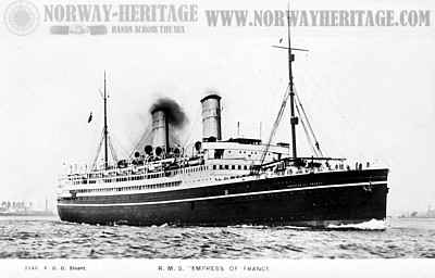 Empress of France (1), Canadian Pacific Line steamship