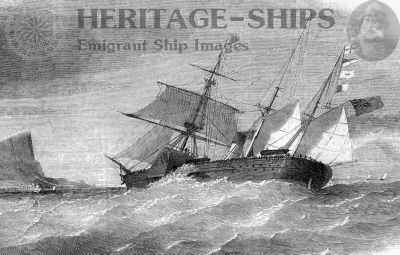 Niagara, Cunard Line steamship - 1854 as Crimean war transport