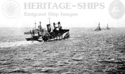 Campania - sinking WW1