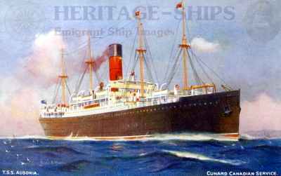 Ausonia (1), Cunard Line steamship