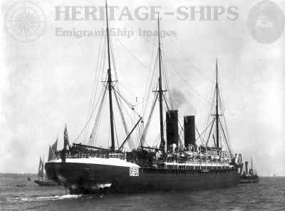 Aurania (1), Cunard Line steamship as Boer War transport no. 20