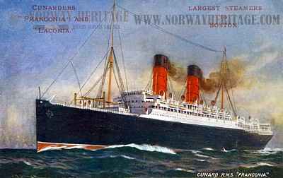 S/S Franconia (1), Cunard Line