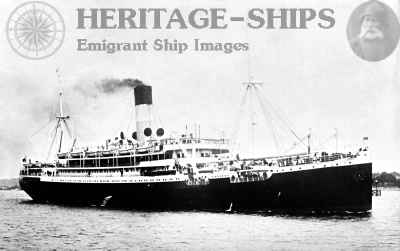 Vauban, Lamport & Holt Line steamship - served as a Cunard Line charter 1919-1921