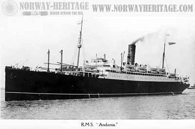 Andania (2), Cunard Line steamship