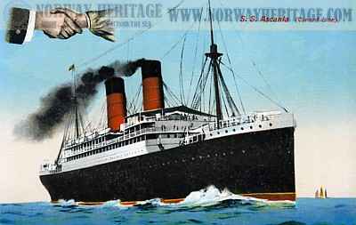 S/S Ascania (1), Cunard Line