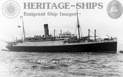 Ausonia (2), Cunard Line steamship