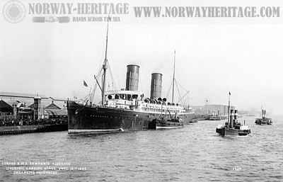 Campania, Cunard Line steamship at Liverpool
