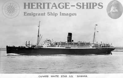 Samaria (2) - Cunard Line steamship