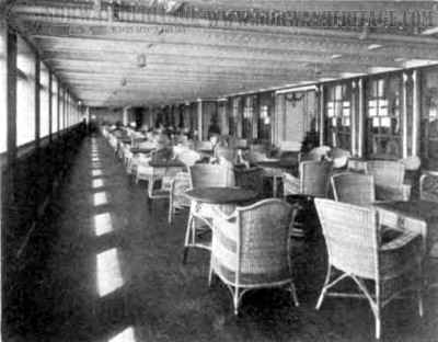 RMS Aquitania, Garden Lounge