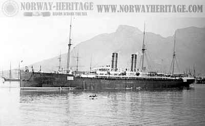 Aurania (1), Cunard Line steamship serving as Boer War transport no. 20