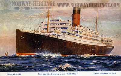 Samaria (2), Cunard Line steamship