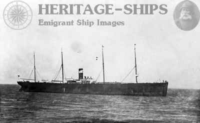 Manxman, Dominion Line steamship - ex Cufic (1) of the White Star Line