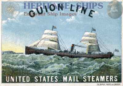 Wisconsin and Wyoming - Guion Line sister steamships