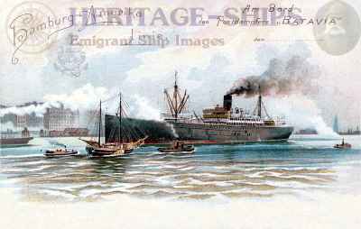 Batavia, Hamburg America Line steamship